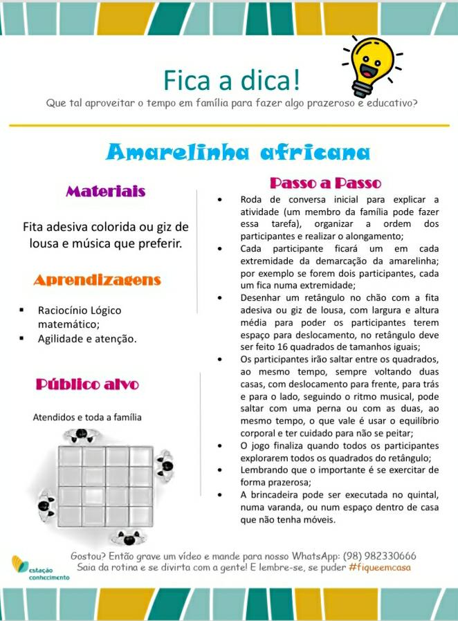 JOGO: AMARELINHA